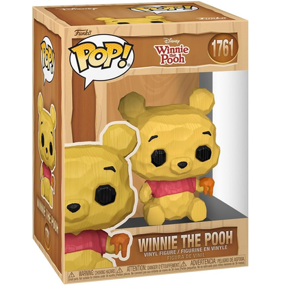 Funko Pop ! Disney Winnie The Pooh - (1762) Winnie The Pooh (Whittled) Vinyl Figure 9Cm
