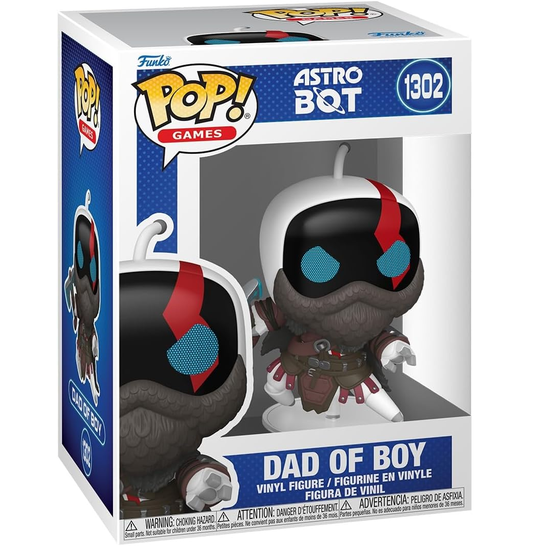 Funko Pop ! Games Astro Bot - (1302) Dad Of Boy - Vinyl Figure 9cm Ps5 Nuovo