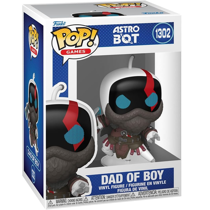 Funko Pop ! Games Astro Bot - (1302) Dad Of Boy - Vinyl Figure 9cm Ps5 Nuovo