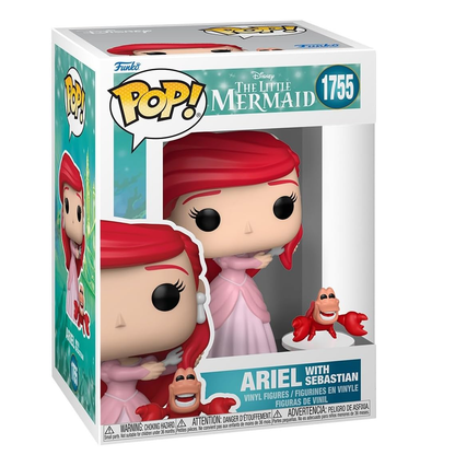 Funko Pop! Disney: The Little Mermaid La Sirenetta (1755) Ariel With Sebastian 9Cm