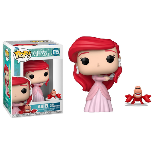Funko Pop! Disney: The Little Mermaid La Sirenetta (1755) Ariel With Sebastian 9Cm