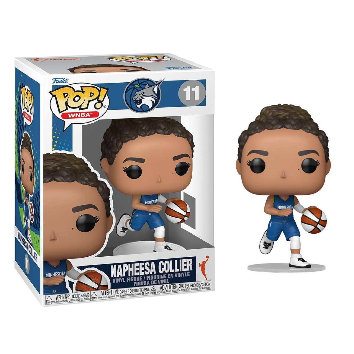 Funko Pop ! WNBA - Minnesota  (11) Napheesa Collier Vinyl Figure 9cm (Copia)