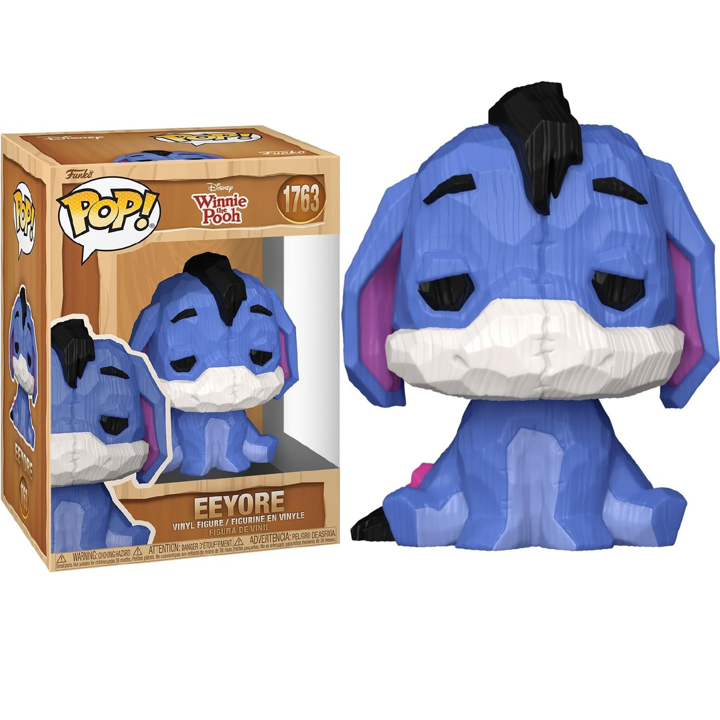 Funko Pop ! Disney Winnie The Pooh - (1763) Eeyore (Whittled) Vinyl Figure Asino 9Cm