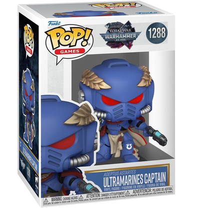 Funko Pop! Games: WarHammer 40.000 - (1288) Ultramarines Captain - Vinyl Figure 9cm