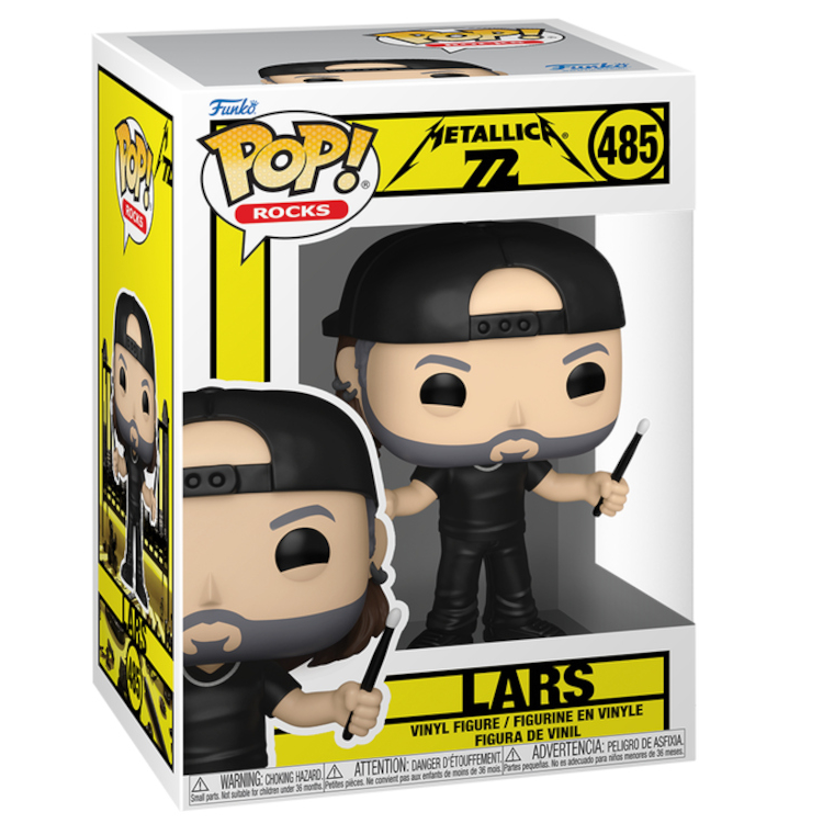 Funko Pop! Rocks Metallica 72 Season - (485) Lars Ulrich Figure 9cm