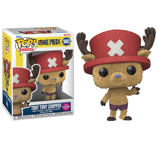 Funko Pop! TV Netflix: One Piece (1883) Tony Tony Chopper (Flocked) - (PREORDER)