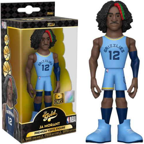 Funko Gold Nba - Ja Morant (Chase) Premium Grizzlies Vinyl Figure Da Collezione