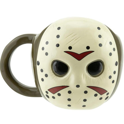 Paladone Friday The 13Th "Jason Voorhees" Shaped Mug Tazza Caffè Ceramica 500Ml