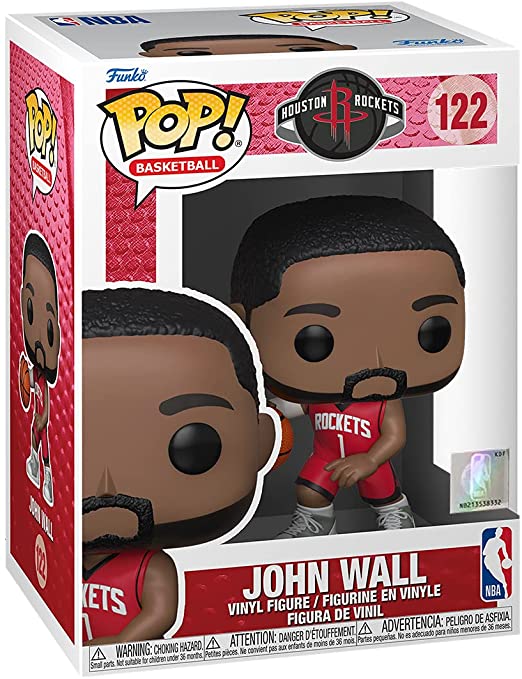 Funko Pop ! Basketball Nba Houston Rockets (122) - John Wall Red Jersey Figure