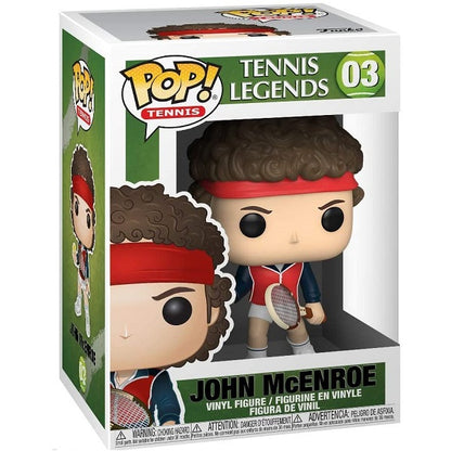 Funko Pop ! Tennis - (03) John Mcenroe Vinyl Figure Legends Atp 9cm