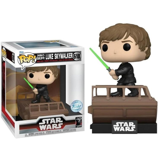 Funko Pop ! Star Wars Jabba'S Skiff (618) Luke Skywalker Special 40°Anniversary