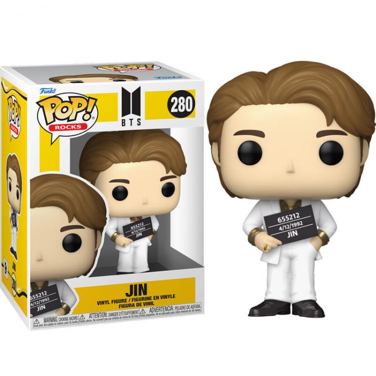 Funko Pop ! Rocks Bts Series 3 - Jin (280) Vinyl Figure Boy Band Da Collezione