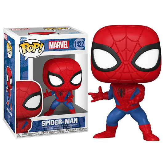 Funko Pop ! Marvel New Classic Spider Man - (1422) Spider Man Vinyl Figure 9Cm