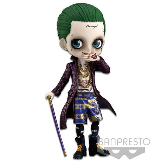 BANPRESTO Q POSKET DC SUICIDE SQUAD - JOKER STATUETTA BANDAI ACTION FIGURE 14CM