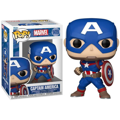 Funko Pop ! Marvel New Classic Captain America - (1419) Capitan America Figure