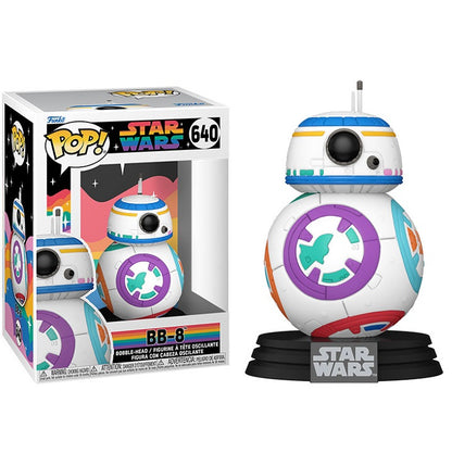 Funko Pop ! Star Wars Pride - (640) Bb-8 Vinyl Figure Bobble-Head 9Cm Nuovo