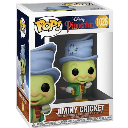 Funko Pop ! Disney Pinocchio - (1026) Grillo Parlante Figure Jiminy Cricket 9Cm