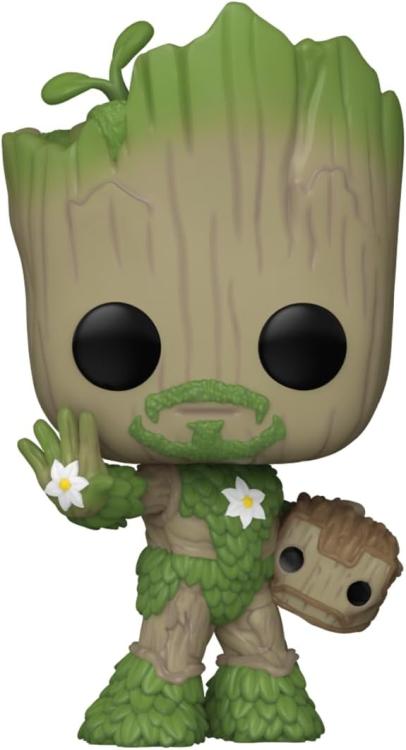 Funko Pop ! Marvel Wag - Iron Man We Are Groot - (1393) Statua Vinyl Figure 9Cm