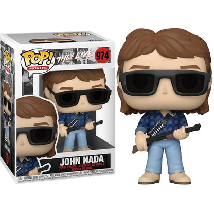 Funko Pop ! Movies They Live - John Nada (974) Music Vinyl Figure Da Collezione