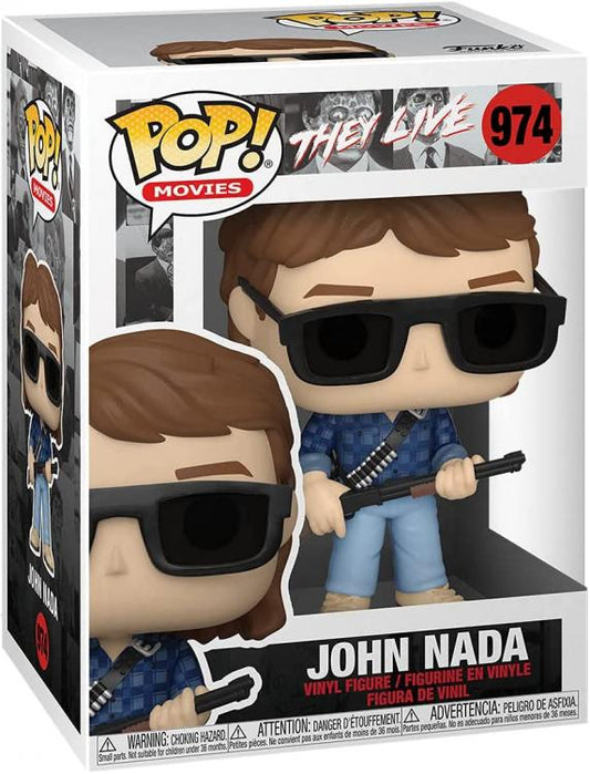 Funko Pop ! Movies They Live - John Nada (974) Music Vinyl Figure Da Collezione
