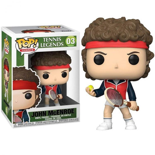 Funko Pop ! Tennis - (03) John Mcenroe Vinyl Figure Legends Atp 9cm