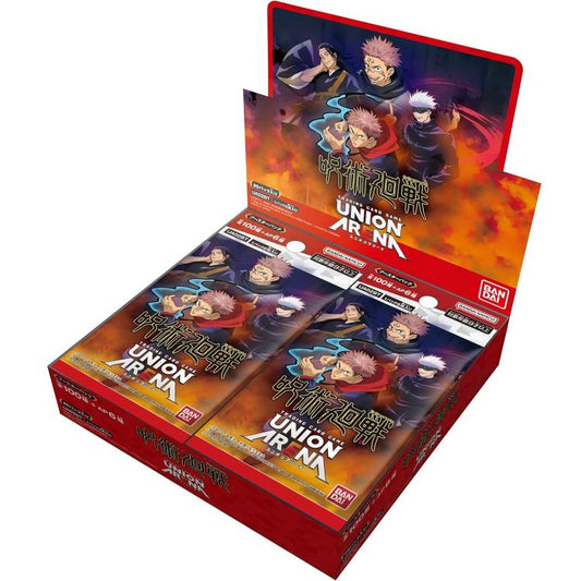 BANDAI UNION ARENA UA02BT JUJITSU KAISEN TCG BOOSTER PACK BOX 20 BUSTE GIAPPONE