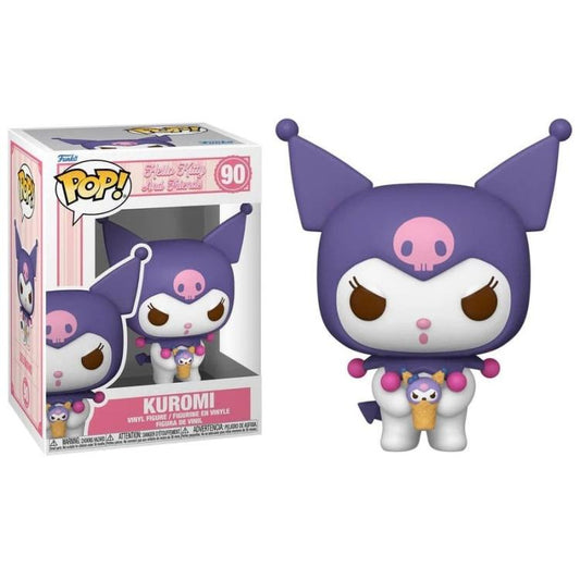 Funko Pop ! Sanrio Hello Kitty And Friends - (90) Kuromi Vinyl Figure 9Cm