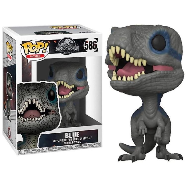 Funko Pop ! Movis - Jurassic World - (586) Blue  - Park Vinyl Figure 9Cm