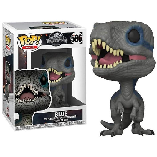 Funko Pop ! Movis - Jurassic World - (586) Blue  - Park Vinyl Figure 9Cm