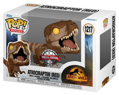 Funko Pop ! Movies - Jurassic World Dominion - (1217) Atrociraptor (Red) Special