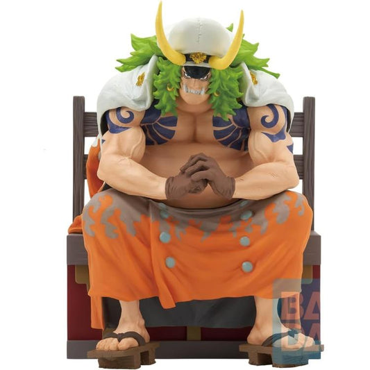 BANDAI ONE PIECE ICHIBANSHO TOBIROPPO SASAKI ACTION FIGURE PVC 12CM STATUETTA