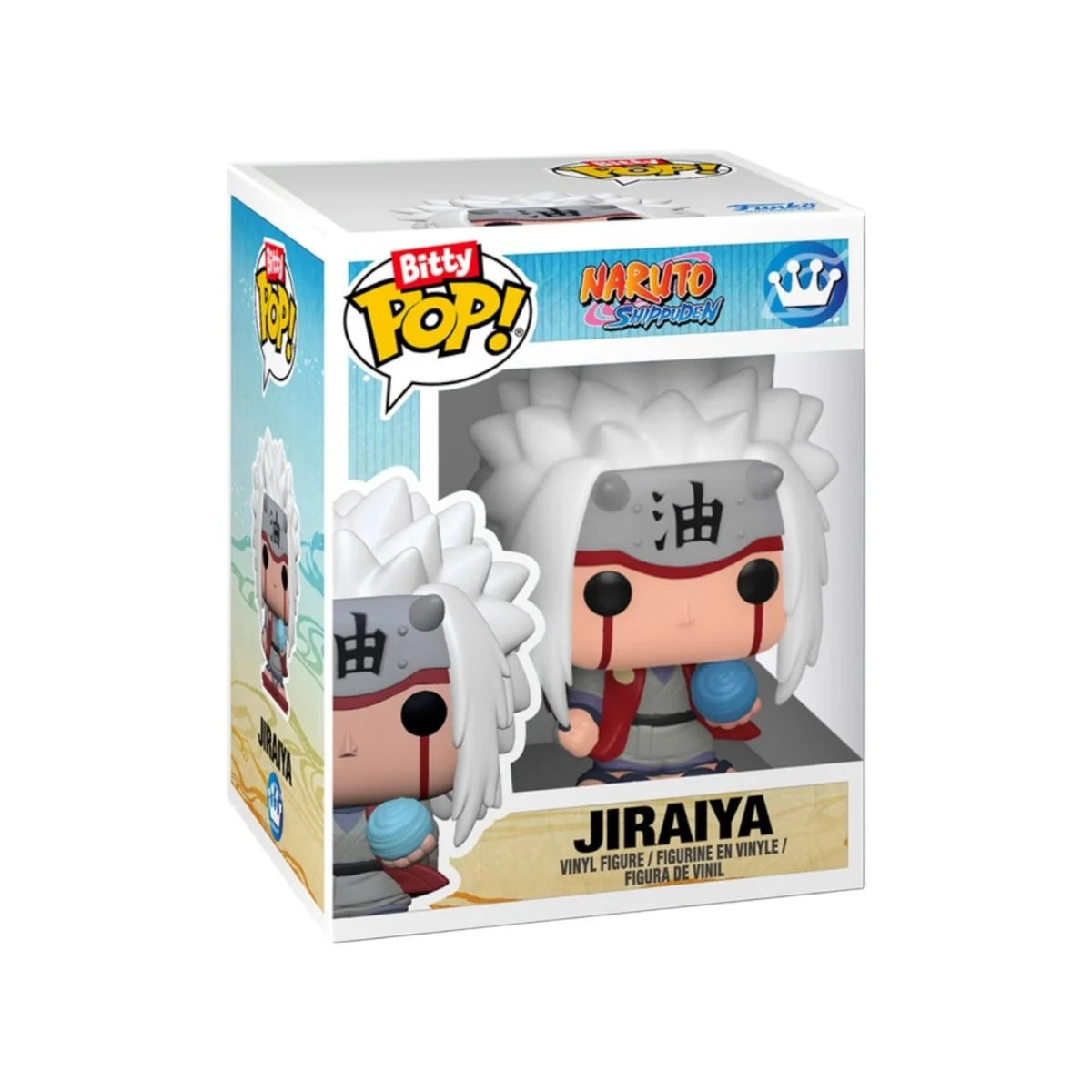 Funko Bitty Pop! Naruto Shippuden (2 pack) Naruto Uzumaki & Jiraiya - Mini Vinyl Figure 2cm
