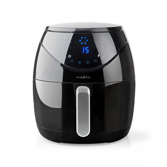 Nedis Friggitrice Ad Aria Calda Digitale Senza Olio 6.5 Lt Forno Con Timer 1800W