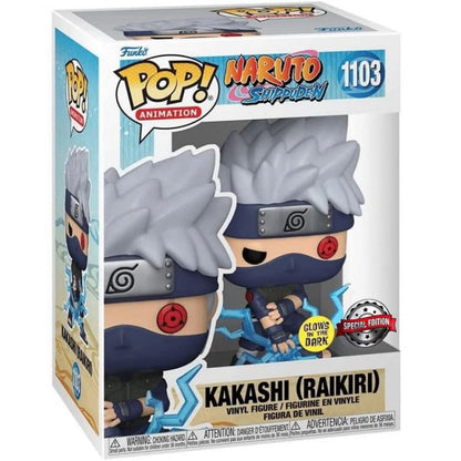 Funko Pop Animation Naruto Shippuden - Kakashi Raikiri 1103 Glow Special Edition