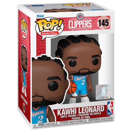 Funko Pop ! Basketball Clippers Nba - Kawhi Leonard (145) Vinyl Figure 9Cm Nba