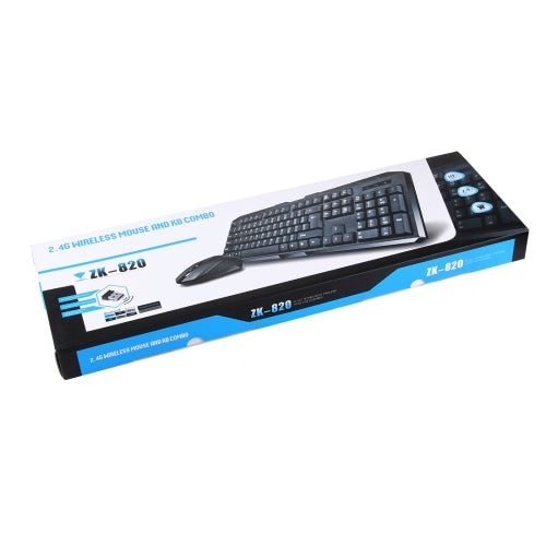 Kit Tastiera E Mouse Wireless Wifi Per Pc Usb 2.0 Tasti Multimediali Windows 10