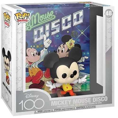 Funko Pop ! Albums - Disney 100Th - (48) Mickey Mouse Disco Vinyl Figure 9Cm