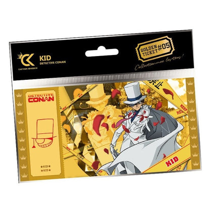 CARTOON KINGDOM - GOLDEN TICKET: DETECTIVE CONAN (KID) #05 BIGLIETTO COLLEZIONE