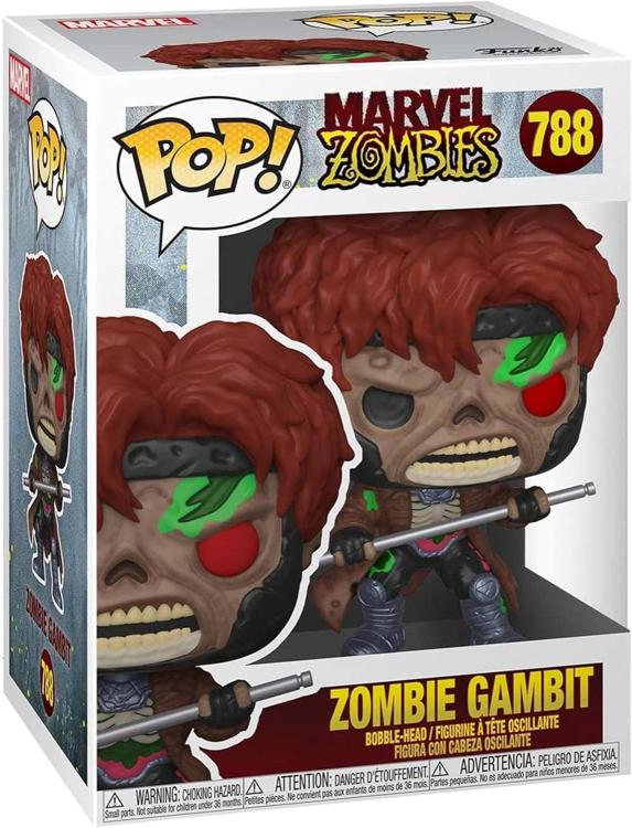 Funko Pop ! Marvel Zombies - Zombie Gambit - (788) Statuetta Vinyl Figure 9Cm