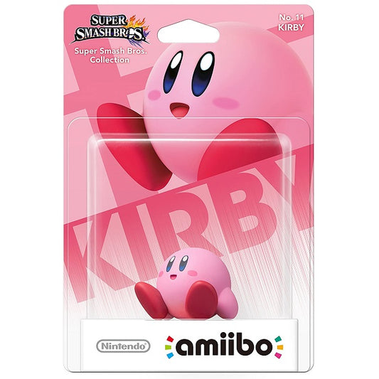 AMIIBO NINTENDO SUPER SMASH BROS COLLECTION - KIRBY NO.11 FIGURE STATUA NUOVO