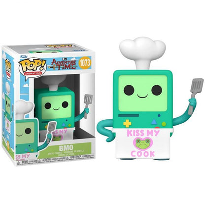 Funko Pop ! Animation Adventure Time Cn - Bmo (1073) Kiss My Cook Vinyl Figur