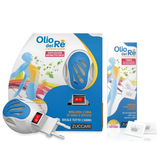 Kit Zuccari Olio Del Re Diffusore Ambiente Con Ricarica 3 + 9 Tabs Purificatore