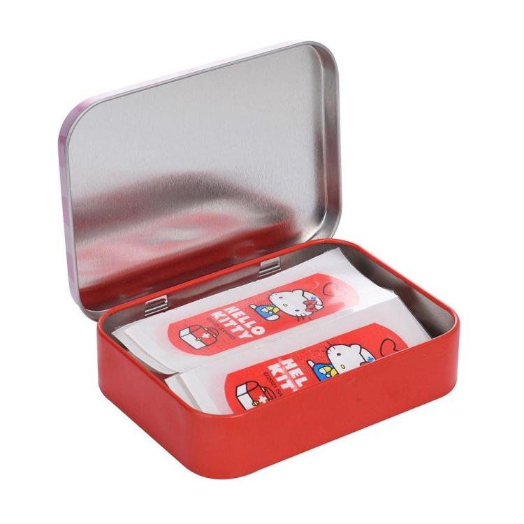 Hello Kitty Box Metallo 24 Medicazioni Adesive Cerotti Sterili Ragazzi Bambini