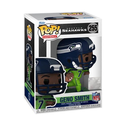 Funko Pop ! Football - Nfl - Seattle Seahawks (251) Geno Smith Vinyl Figure 9Cm