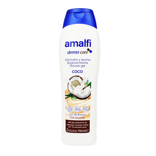 AMALFI - DERMO CARE BAGNOSCHIUMA BAGNODOCCIA SHOWER GEL BAGNO DOCCIA 750ml COCCO