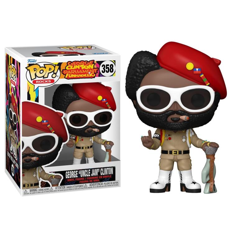 Funko Pop ! Rocks George Clinton Parliament - (358) George "Uncle Jam" Clinton