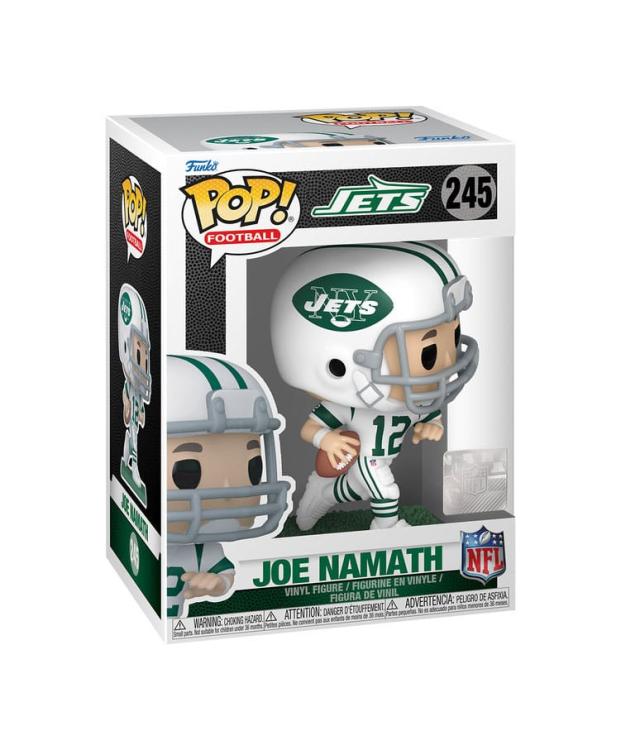 Funko Pop ! Football - Nfl - Jets (245) - Joe Namath Vinyl Figure 9Cm Statuetta