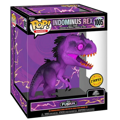 Funko Fusion Pop ! Games Big Jurassic World - (1005) Indominus Chase Figure 15Cm