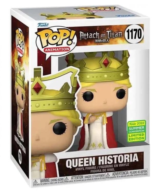 Funko Pop ! Animation Attack On Titan - (1558) Queen Historia Special Sdcc 2022
