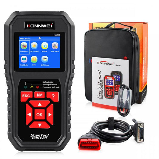Tester Obd 2 Ii Scanner Konnwei Kw850 Lettore Codice Diagnostica Centralina Auto